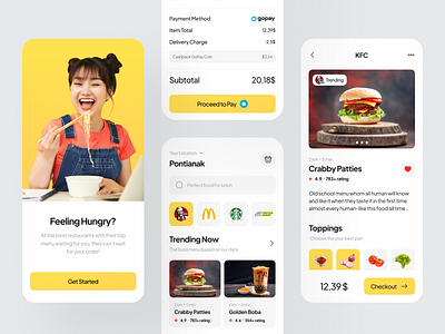 🍔 FudFood - Food Delivery App delivery delivery app eat eat app food food app food delivery ui food mobile mobile delivery mobile eat app mobile food ui trends ui delivery ui mobile uiux