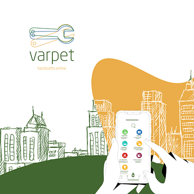 Varpet - Home service Uber-like application branding home service home services illustration mobile plumber ui ux varpet.com