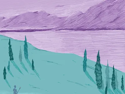 It has a soul art character color cover drawing game illustration landscape nature planet robot sci fi soul space