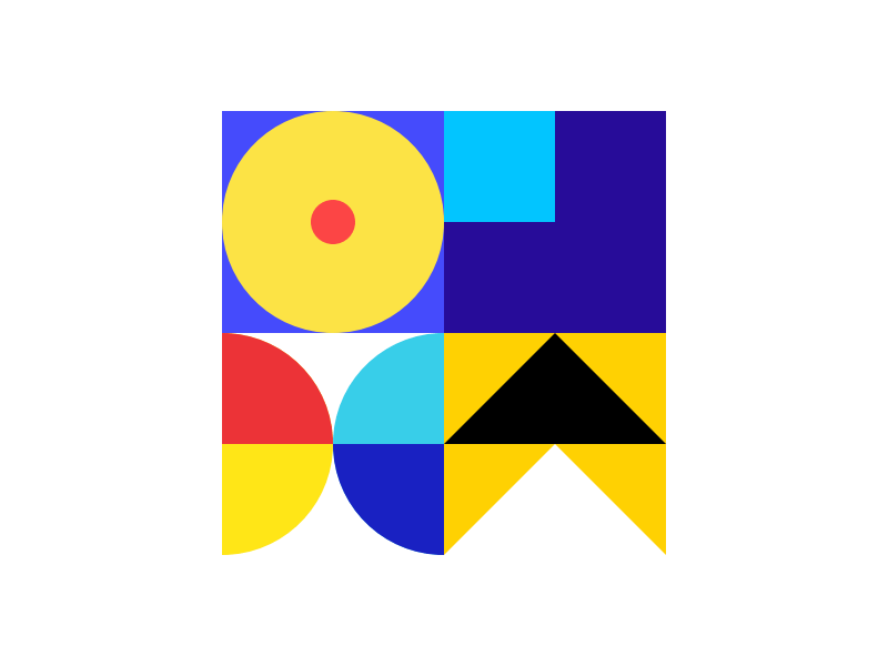 Geometric - SVG animation animation illustration loop svg svg animation vector