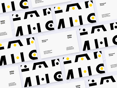 Dribbble Card #006 adobe adobexd awesome design black black white branding business card colors new online popular psd typography ui uiux vector yellow