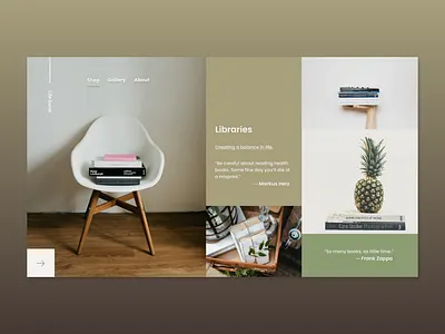 Life book books bookstore design ui ux web design