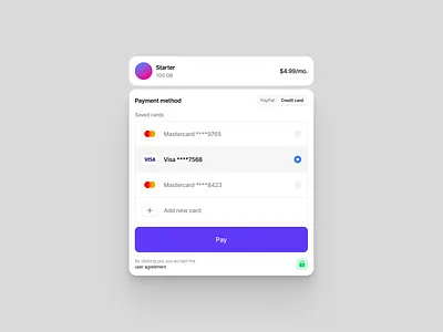Checkout UI concept ✅ application checkout concept craftwork design frame interface landing logo ui vector web website