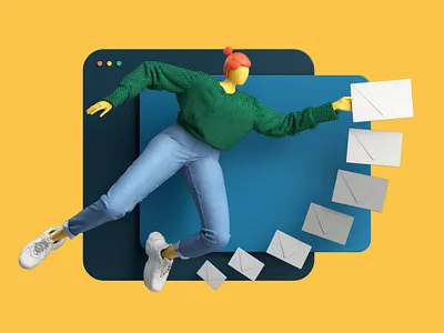 Visual for website 3d 3d art 3d artist branding design graphicdesign illustration illustrator website