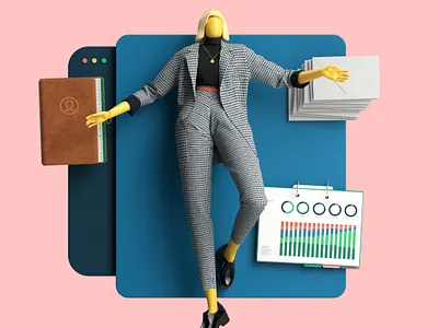 Visual for website 3d 3d art 3d artist branding design graphicdesign illustration illustrator website