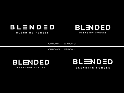 BLENDED brand design branding concept concept art concept design conceptual logo logo design logodesign vector