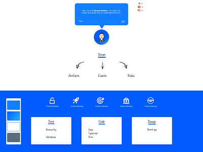 Dynamic Scrum design i18n sketch ui vuejs webapp