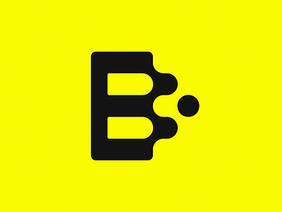 Logotype design and modular patterns for Beatgrid b black brand system branding icon logo logotype modular patterns symbol system yellow
