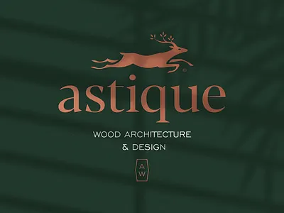 Astique Wood Architecture & Design 1 2 3 4 5 6 7 8 9 0 a b c d e f g h i j k l m n animal architect architecture brand branding deer deer logo design icon leaf logo luxury mark print wood