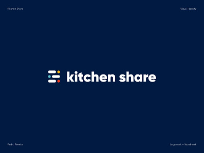 Kitchen Share Logo app logo design branding branding design delivery logo food logo graphic design kitchen logo logo logo design logo design concept logo designer logomark logotype logotype design logotype designer modern design modern logo share wordmark