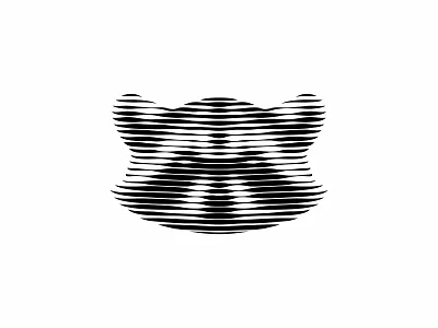 Racoon Lines animal design icon line art lineart lines linestyle linework logo logo design logodesign logomark logos mark mistershot modernism raccoon racoon shadows
