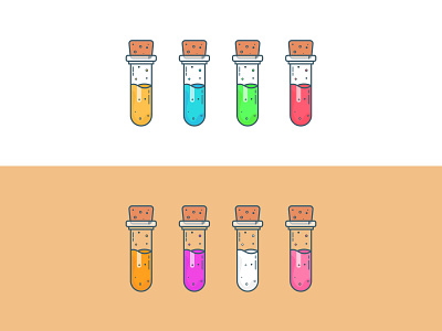 8 Chemical Flask Serum Flat Illustration chemical chemicals digital illustration flask flat design flat design flat designs flat illustration flat illustrations flat illustrator illustrations illustrator lab laboratory serum simple simple design simple designs simple illustration soft colors