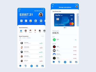 Banking Wallet Fintech Mobile Application 2020 android banking branding fintech interface ios minimal sbi ui uidesign ux uxdesign wallet wallet app