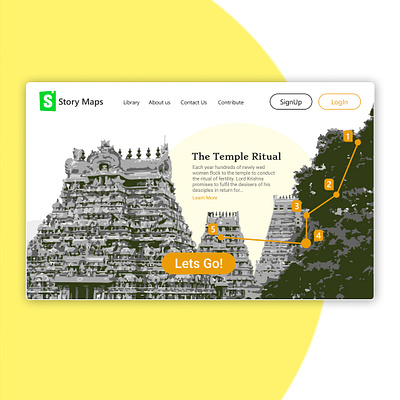 Landing Page for an Explorative Blogging Site blogging branding dailyui003 dailyuichallenge ecommerce folkstories india storytelling