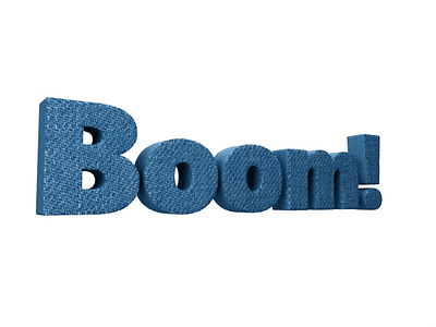 Boom! after effects boom cd4 cinema 4d kinetic typography letters motion design typography word