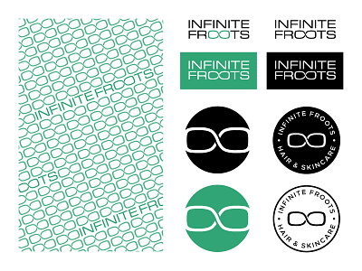 Infinite Froots Branding badge beauty brand branding cosmetic cosmetics design freelance health icon identity logo mikemerrilldesign minimal modern pattern skincare symbol type wordmark