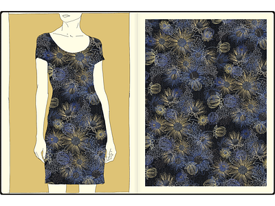 firework allover art dress fashion forsale illustration mobile pattern pattern design print textile