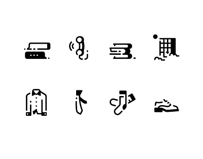 Office Icons business communication design fashion graphic icon iconography illustration office outline pictogram vector