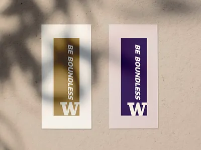 University of Washington Rebrand bookmark brand design brand identity branding clean design craftwork design education golden illustration lettering marketing minimal photoshop purple logo typeface web website