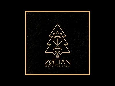 Single artwork for Black Christmas by ZØLTAN artwork black christmas cover cover art cover artwork digital design illustration single single art single artwork single cover single cover art single cover artwork single cover design vector zoltan