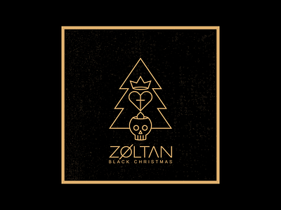 Single artwork for Black Christmas by ZØLTAN artwork black christmas cover cover art cover artwork digital design illustration single single art single artwork single cover single cover art single cover artwork single cover design vector zoltan