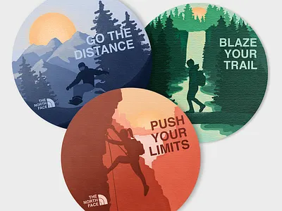 Dare Yourself Sticker - The North Face Young Ones Competition advertising advertising campaign illustration stickers the north face