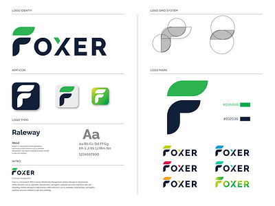 Foxer Branding abstract app icon brand identity design branding branding agency business corporate creative logo design f letter logo golden ratio letter logo design logo minimal minimalist logo smart smart logo software symbol design typography