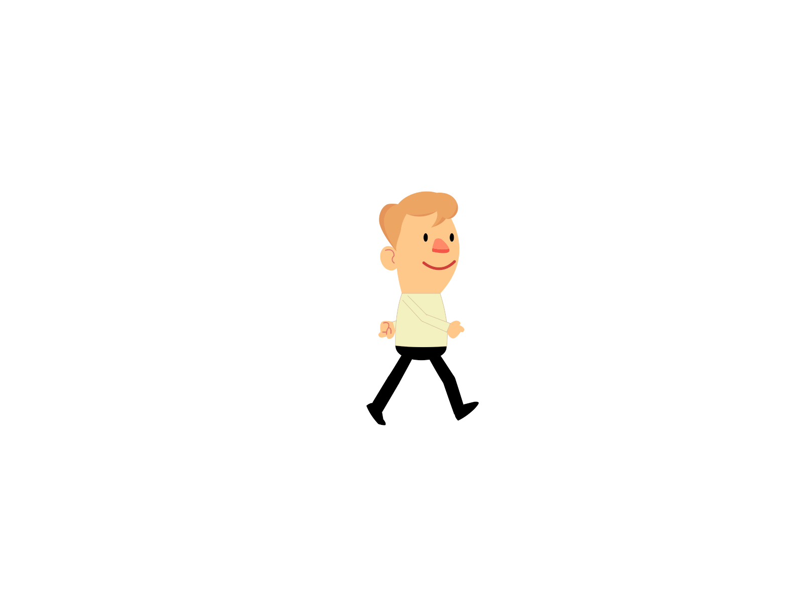 walkcycle 2d animation character design illustration moho motion graphics walkcycle