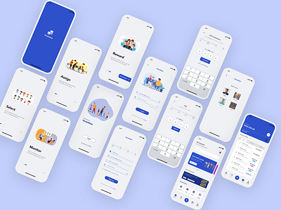 The Incentive App animation app design icon illustration minimal typography ui ux web