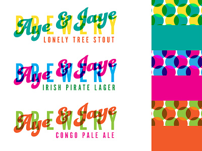 AJ Comp 3 brewery retro typogaphy typography