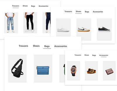 Fashion For Men | Web Page | UI Design design icon typography