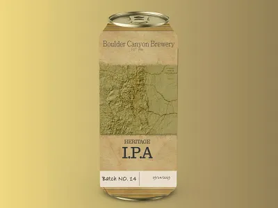 boulder creek brewery mockup branding design logo