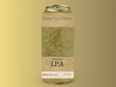 boulder creek brewery mockup branding design logo