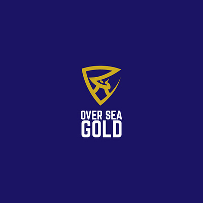 Over Sea Gold - Security Firm Logo Design aesthetic branding concept flat idea illustration logo monogram security simple ui