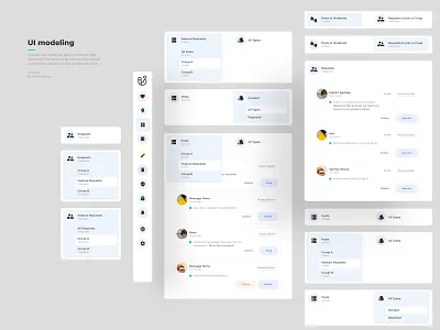 UI components for Posts & Requests moderation panels admin dashboard filtering moderation sorting ui components