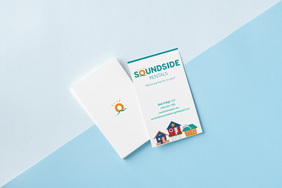 Soundside Card branding business card businesscard design mockup