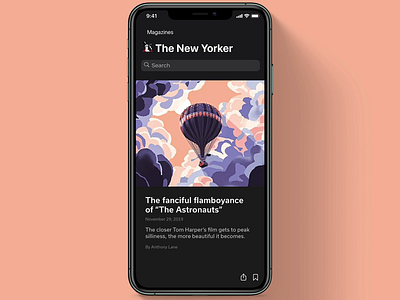 Curated Magazine Feed - Mobile animation app app design cards design editorial feed ios magazine mobile mobile app mobile app design news ui ux