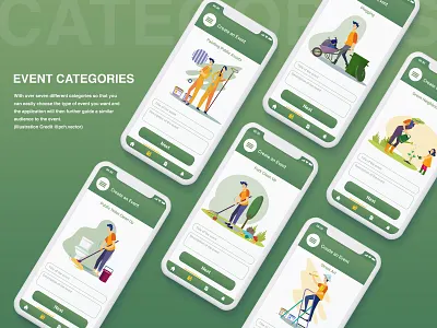 Swachh Bharat Abhiyan - SWACHHATA App Redesign abshk abshkay application collection design designer designs digital digital painting green illustration illustration art india mobile photoshop ui uiux user interface ux uxui