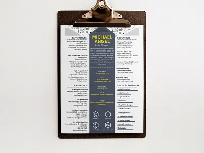 Creative Resume 2018 advertising cv design graphic indesign photoshop resume