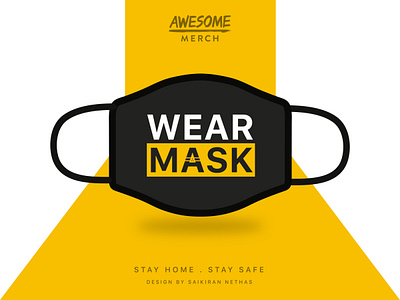 Design For Good Face Mask Challenge art character clean corona coronavirus covid covid19 design face mask graphic deign hyderabad illustration india logo design mockup saikiran053 ux web website