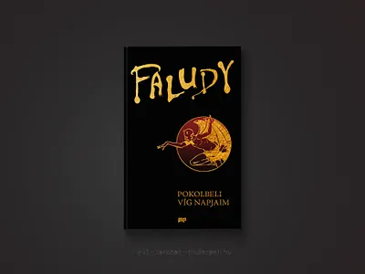 30 days book cover challenge #21 30daychallenge book book cover challenge concept cover cover design faludy györgy graphic design könyv könyvborító pokolbeli víg napjaim