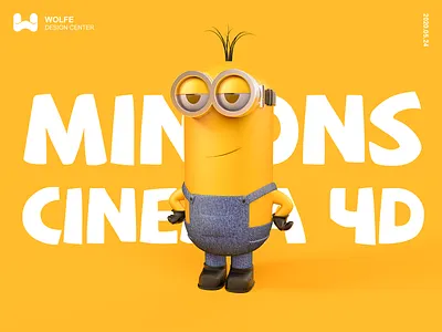 MINIONS for Cinema 4D ae illustration ui ux