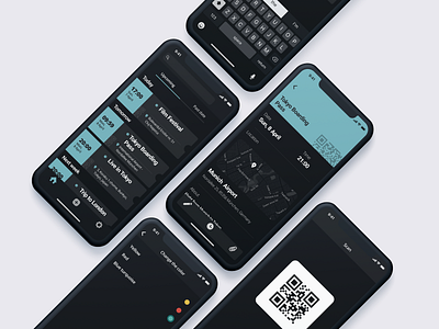 Magpie App 1 dark ui mobile app tickets app ui ux