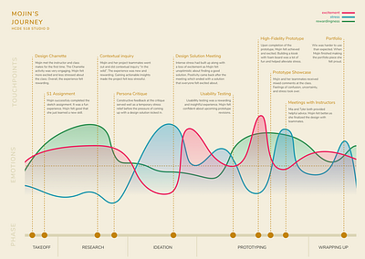 Student Journey Map chart design journey map poster timeline ux visualization