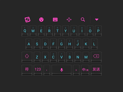 搜狗输入法——Punk黑·正刻 keyboard sougou ui 搜狗输入法