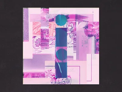 36 DAYS OF TYPE 2019 - I - STILL003 36daysoftype06 abstract collage design digital illustration font geometric glitch illustration photoshop scan type typography