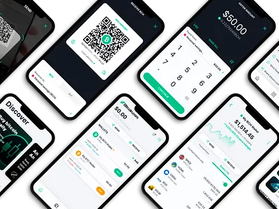 Bitcoin.com Wallet App app design mobile ui