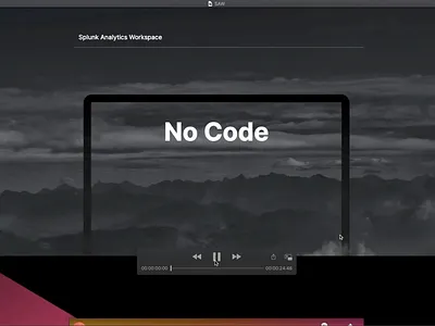 Splunk Analytics Workspace bigdata data analytics data visualization metrics webflow