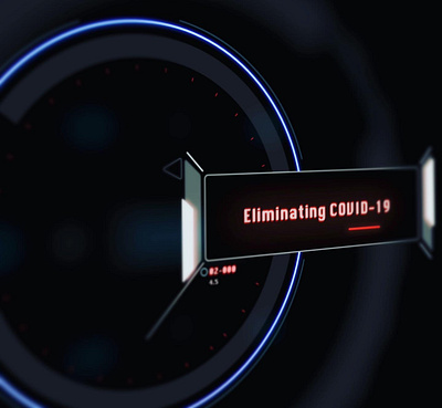 COVID detector UI app art covid covid19 design drone fui fuidesign hud minimal sifi ui uidesign uiux