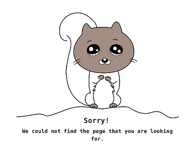 404 page 404 404 error 404 error page 404page design error error page squirrel ui uidesign ux web